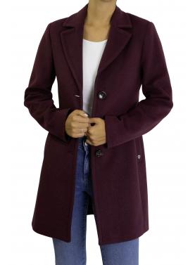 Cappotto lineare con chiusura a bottoni Please
